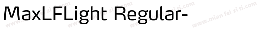 MaxLFLight Regular字体转换